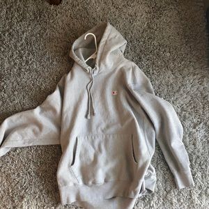 Medium champion hoodie gray Medium